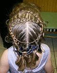 Dance Recital Braiding from Romance Braids